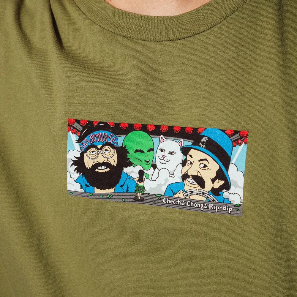 Ripndip Outlets | Riders Tee (Light Forest)