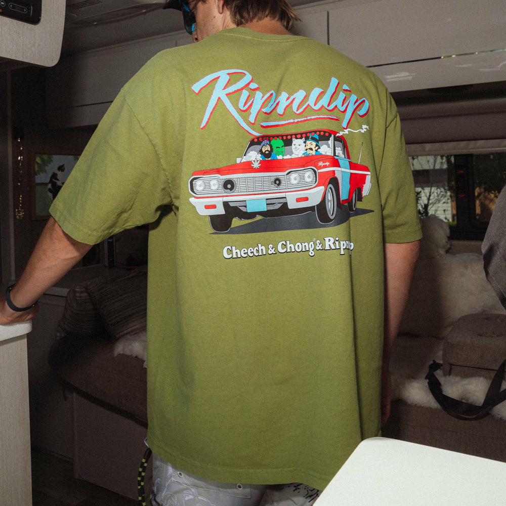 Ripndip Outlets | Riders Tee (Light Forest)