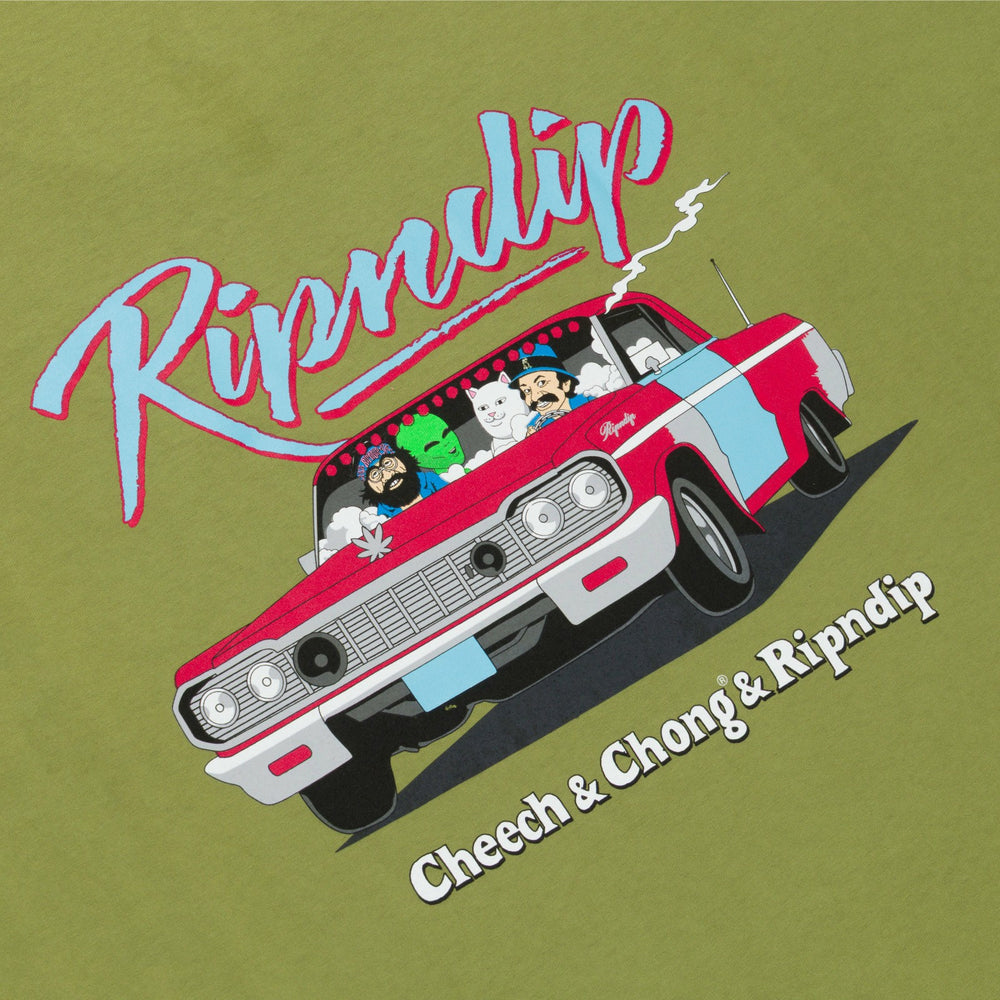Ripndip Outlets | Riders Tee (Light Forest)
