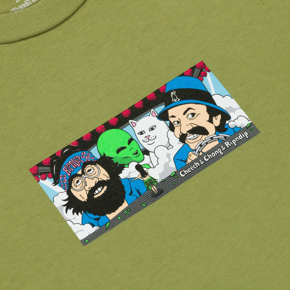 Ripndip Outlets | Riders Tee (Light Forest)
