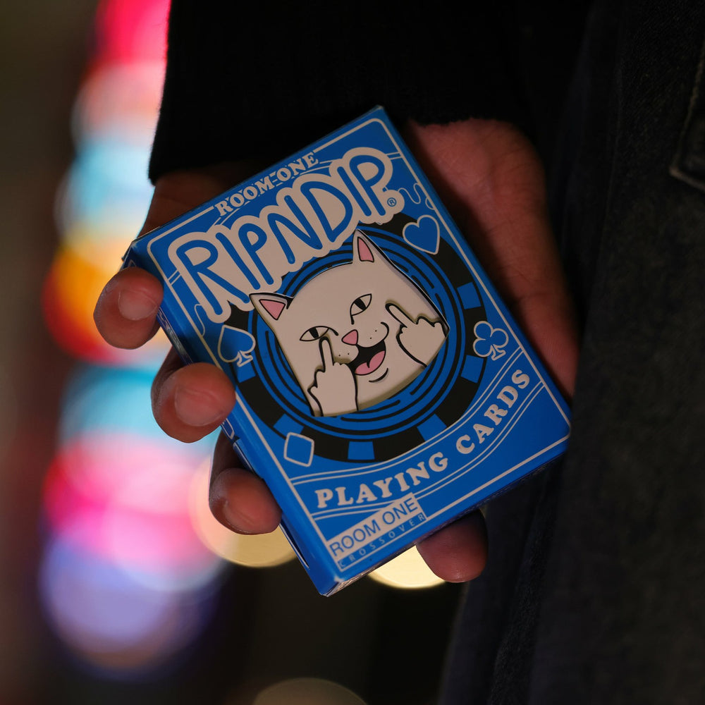 Ripndip Online Shop | Room One x RIPNDIP Playing Cards (Blue Lord Nermal)