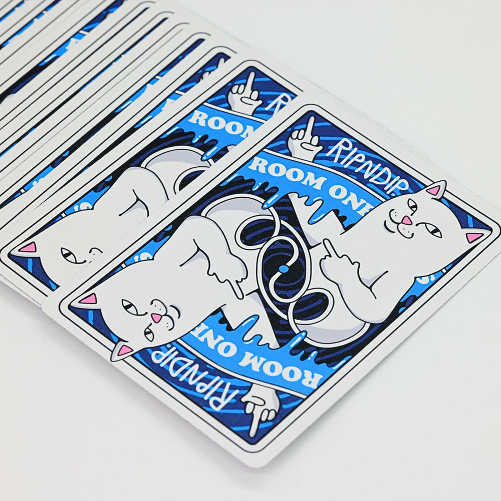 Ripndip Online Shop | Room One x RIPNDIP Playing Cards (Blue Lord Nermal)