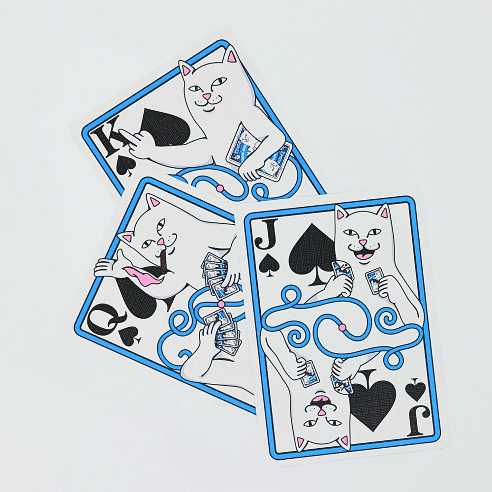 Ripndip Online Shop | Room One x RIPNDIP Playing Cards (Blue Lord Nermal)