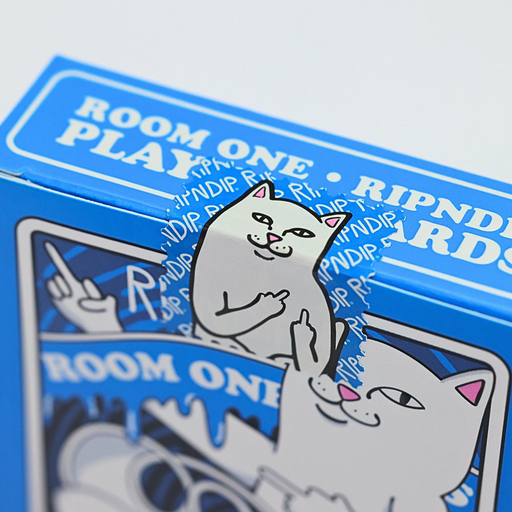Ripndip Online Shop | Room One x RIPNDIP Playing Cards (Blue Lord Nermal)