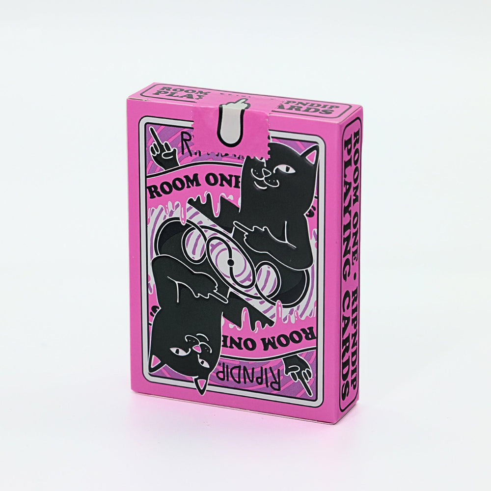 Ripndip New | Room One X RIPNDIP Playing Cards (Pink Jermal)