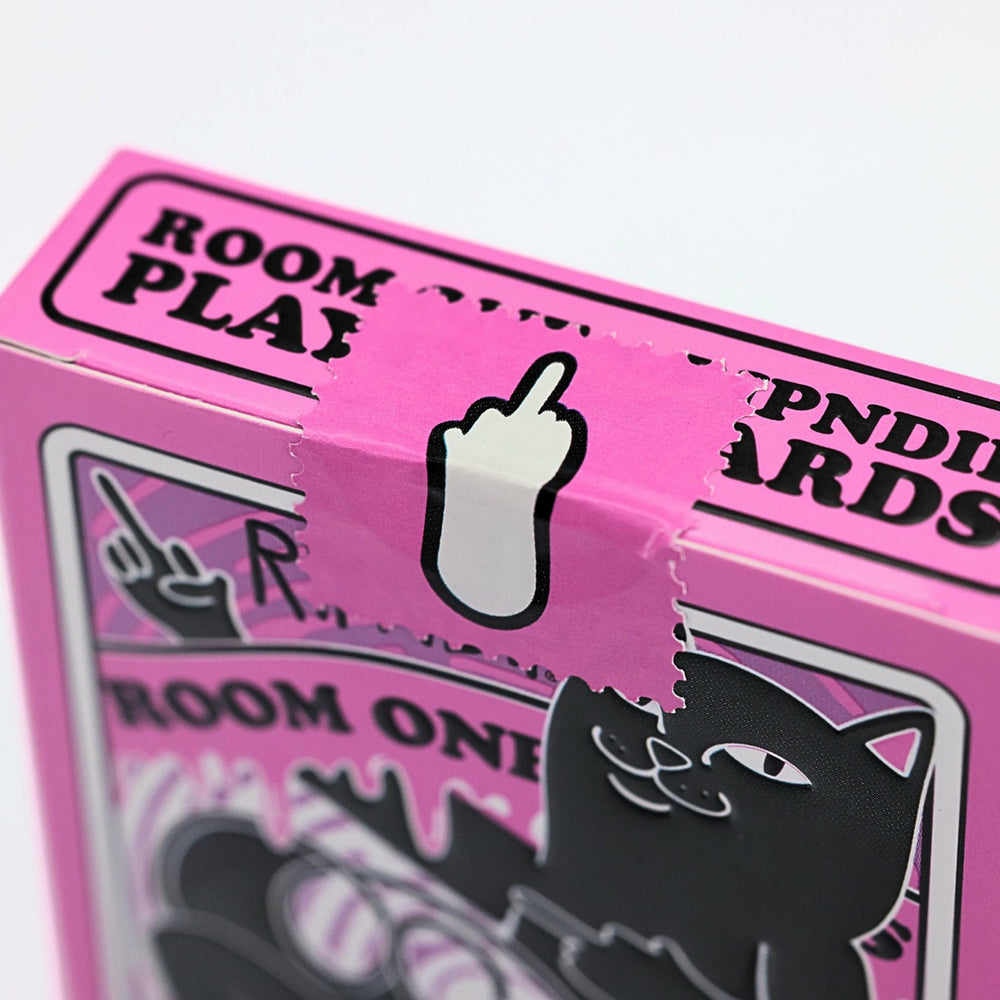 Ripndip New | Room One X RIPNDIP Playing Cards (Pink Jermal)