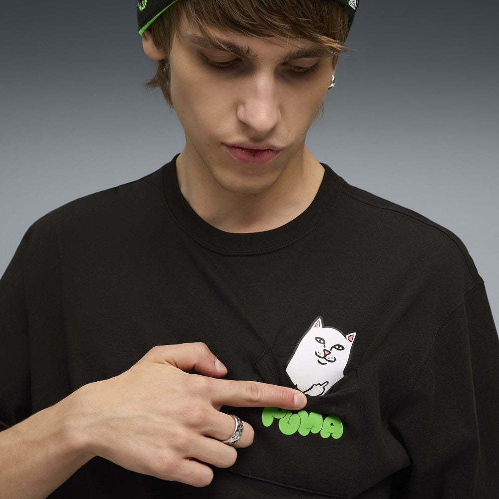 Ripndip Online | PUMA X RIPNDIP Relaxed Pocket Tee (Puma Black)