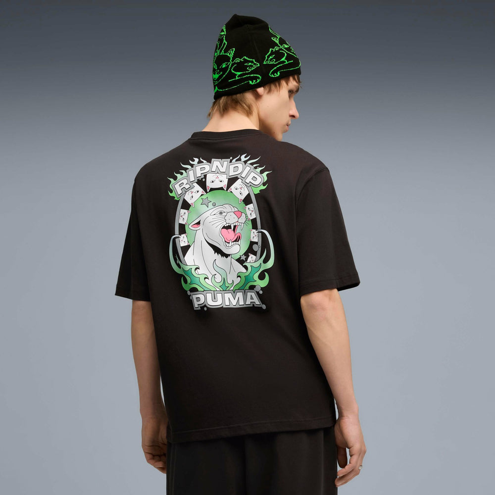 Ripndip Discount | PUMA X RIPNDIP Boxy Graphic Tee (Puma Black)
