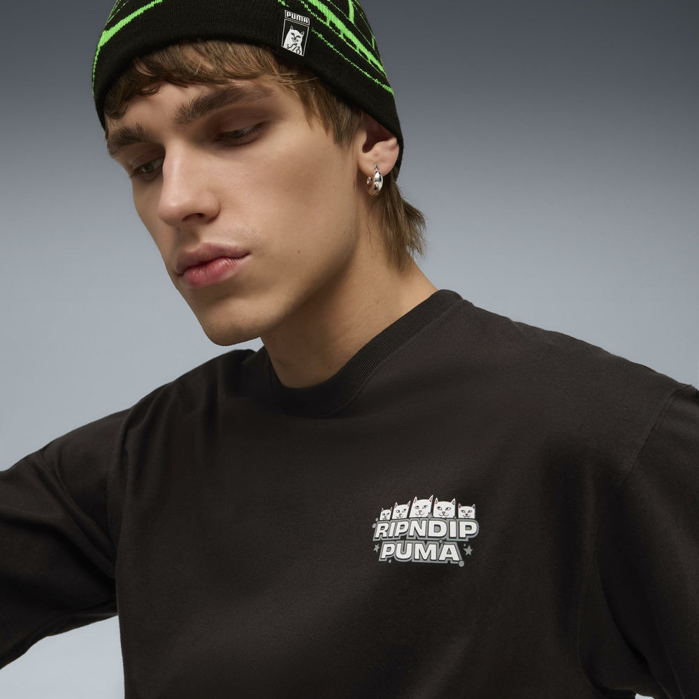 Ripndip Discount | PUMA X RIPNDIP Boxy Graphic Tee (Puma Black)