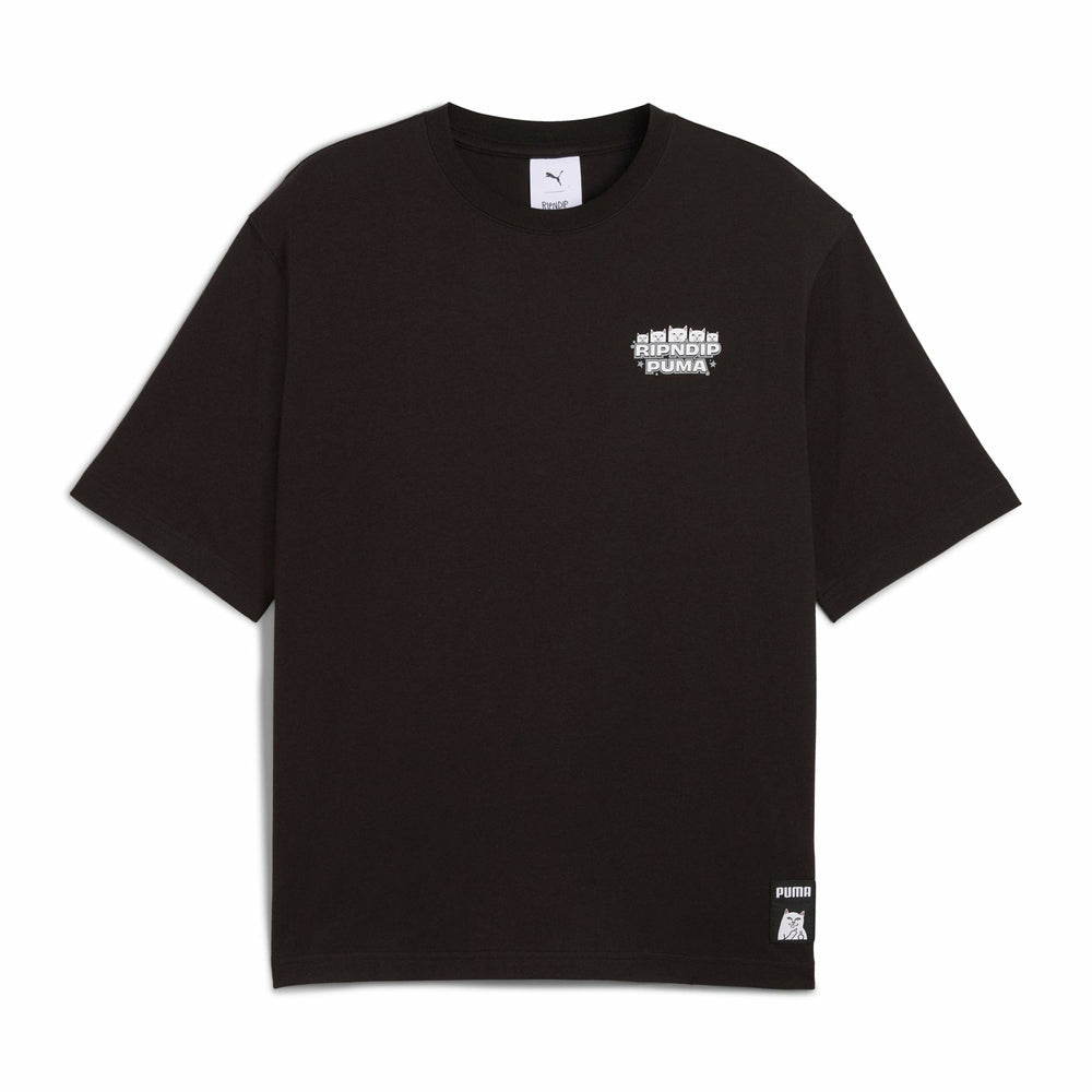 Ripndip Discount | PUMA X RIPNDIP Boxy Graphic Tee (Puma Black)