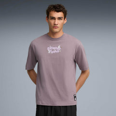 Ripndip Outlets | PUMA X RIPNDIP Boxy Graphic Tee (Plum Jam)