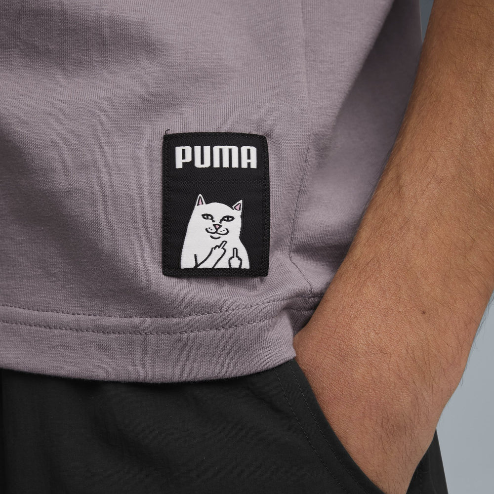 Ripndip Outlets | PUMA X RIPNDIP Boxy Graphic Tee (Plum Jam)