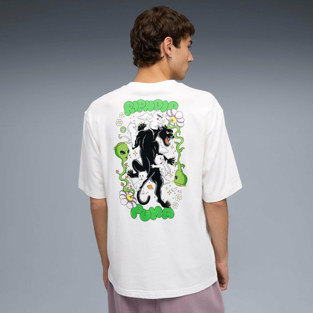 Ripndip Sale | PUMA X RIPNDIP Boxy Graphic Tee (Puma White)
