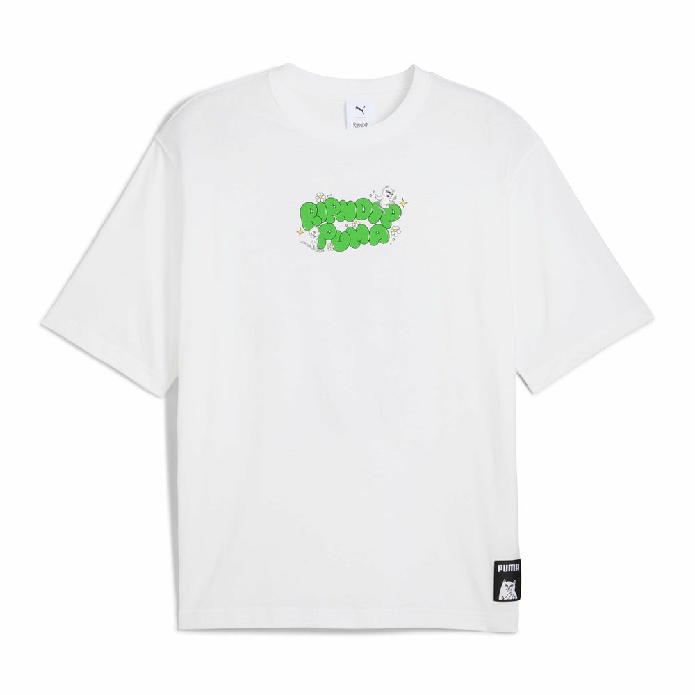 Ripndip Sale | PUMA X RIPNDIP Boxy Graphic Tee (Puma White)