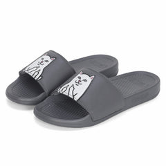 Ripndip Online Shop | Lord Nermal Slides (Charcoal)