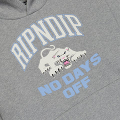 Ripndip New | White Panther Hoodie (Heather Grey)