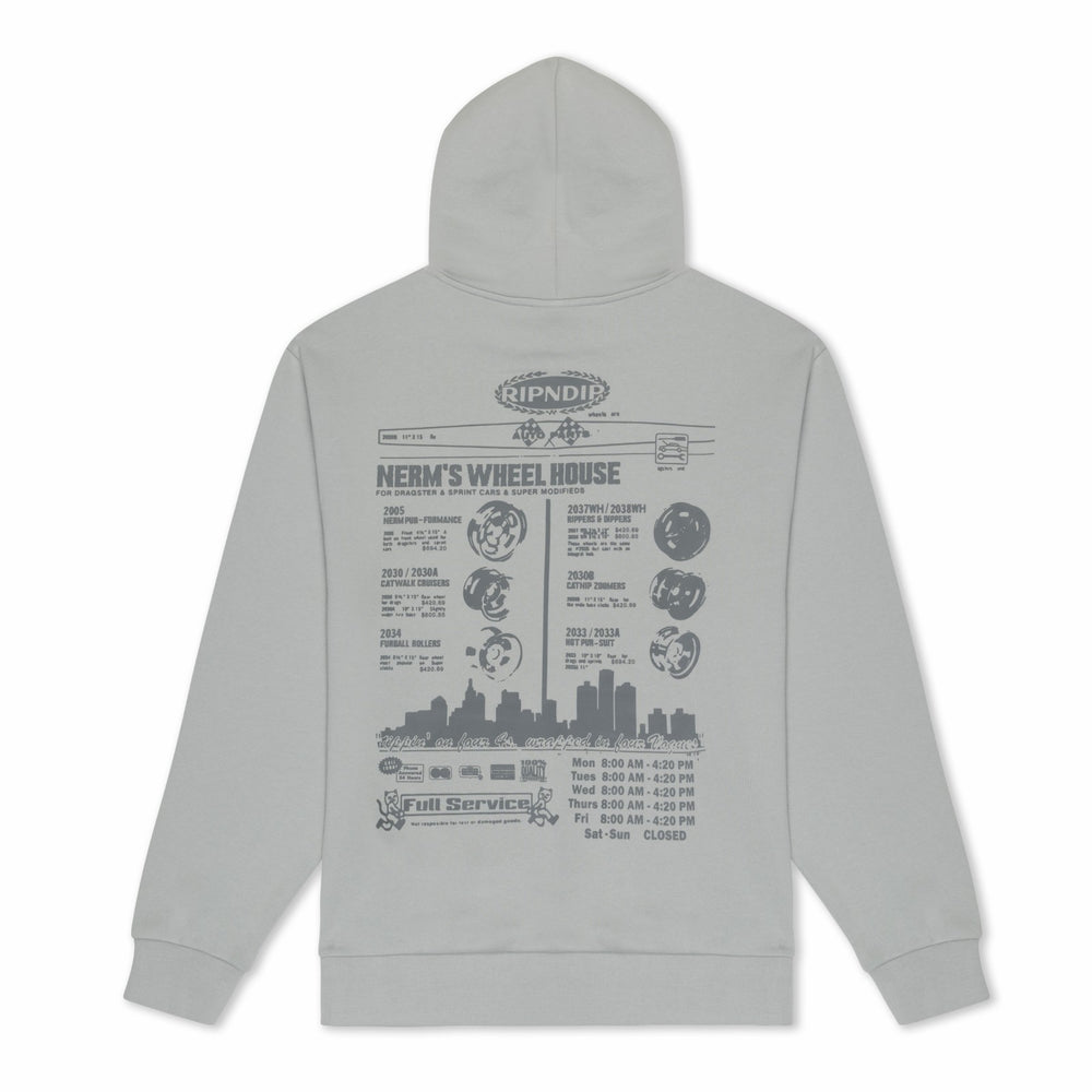 Ripndip Online | Nerm On Wheels Hoodie (Grey)