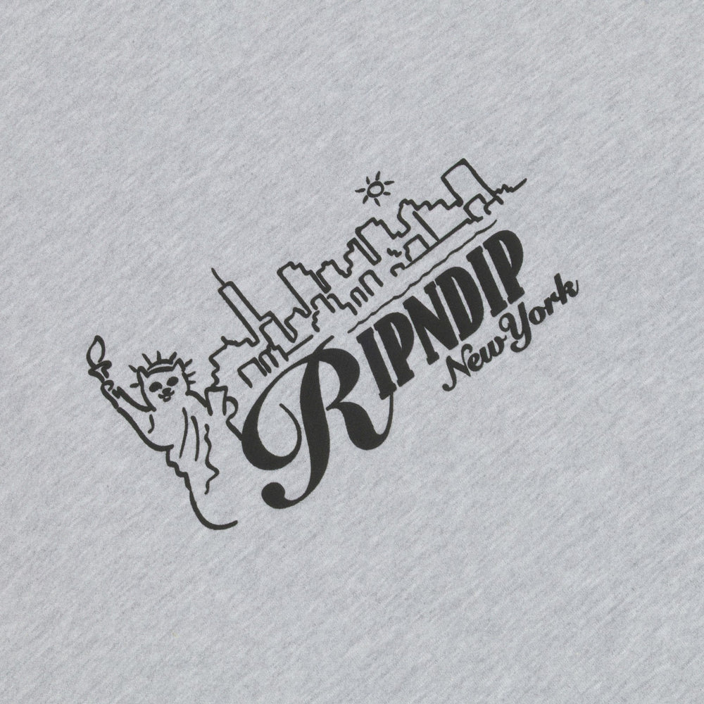 Ripndip Outlets | NYC Skyline Hoodie (Ash Heather)