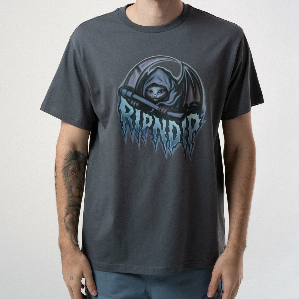Ripndip Sale | Out Of Time Tee (Charcoal)