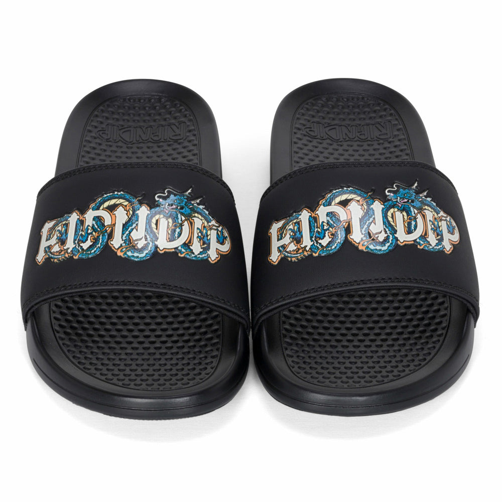 Ripndip Outlets | Shen Nerm Slides (Black)