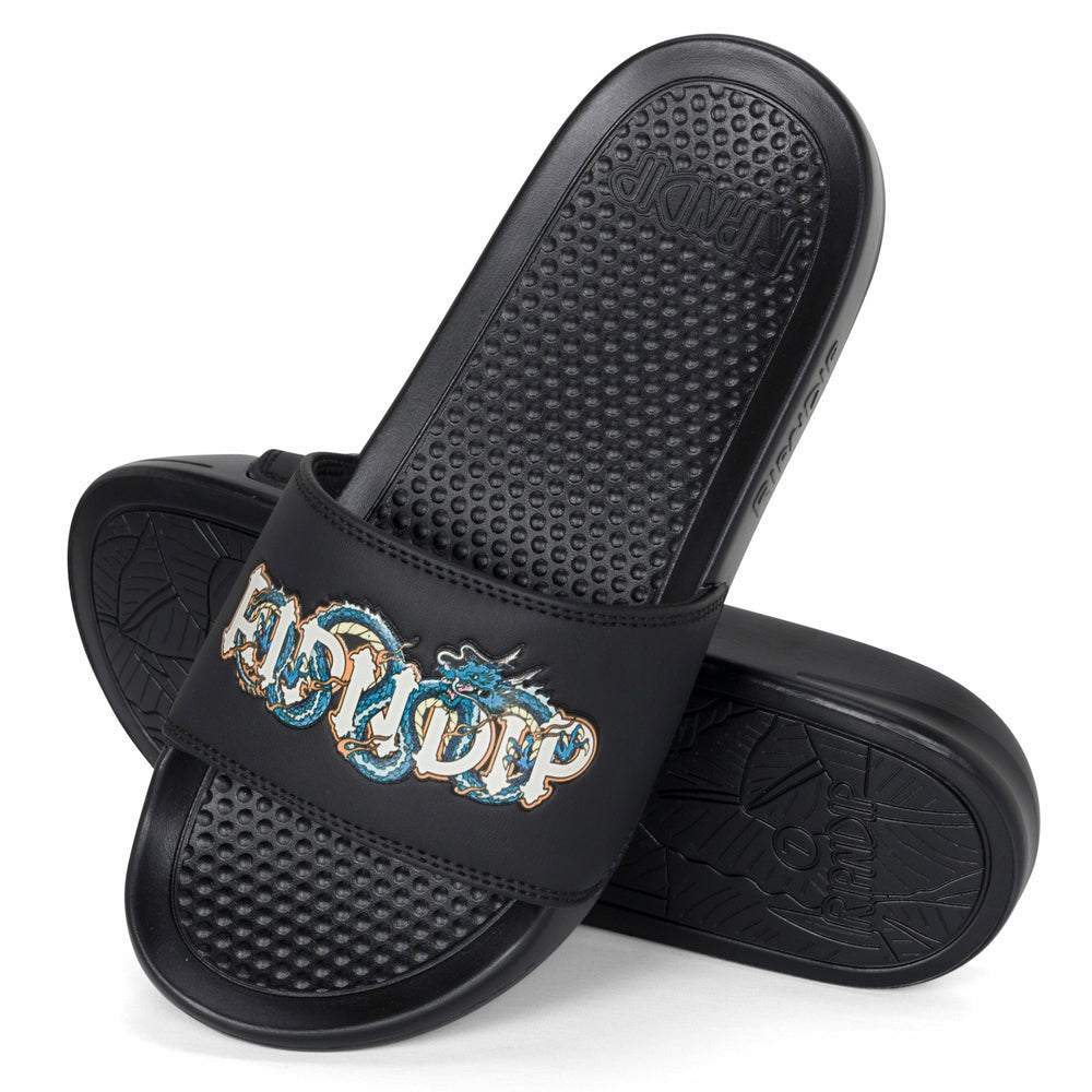 Ripndip Outlets | Shen Nerm Slides (Black)
