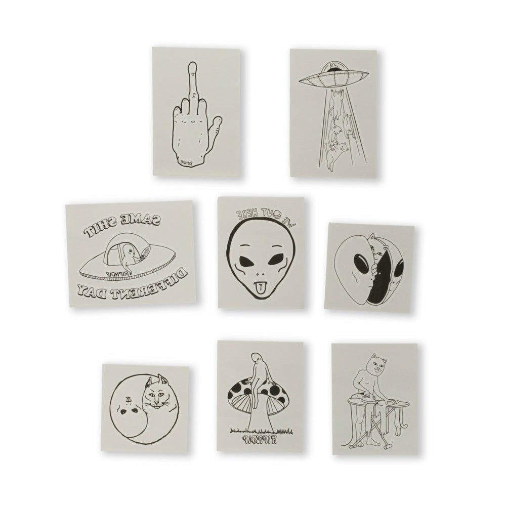 Ripndip Sale | We Out Here Tattoo Sheet (Black)