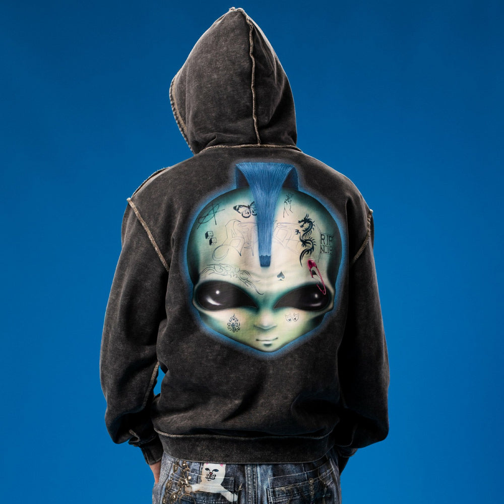 Ripndip Sale | Squabble Up Hoodie (Black Vintage Wash)