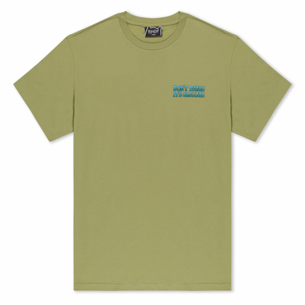 Ripndip Discount | Don't Panic Tee (Light Forest)