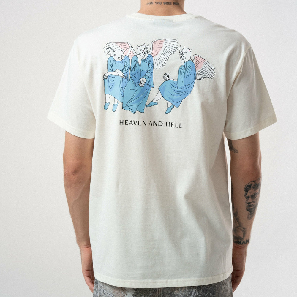 Ripndip Discount | Heaven and Hell Tee (Bone)