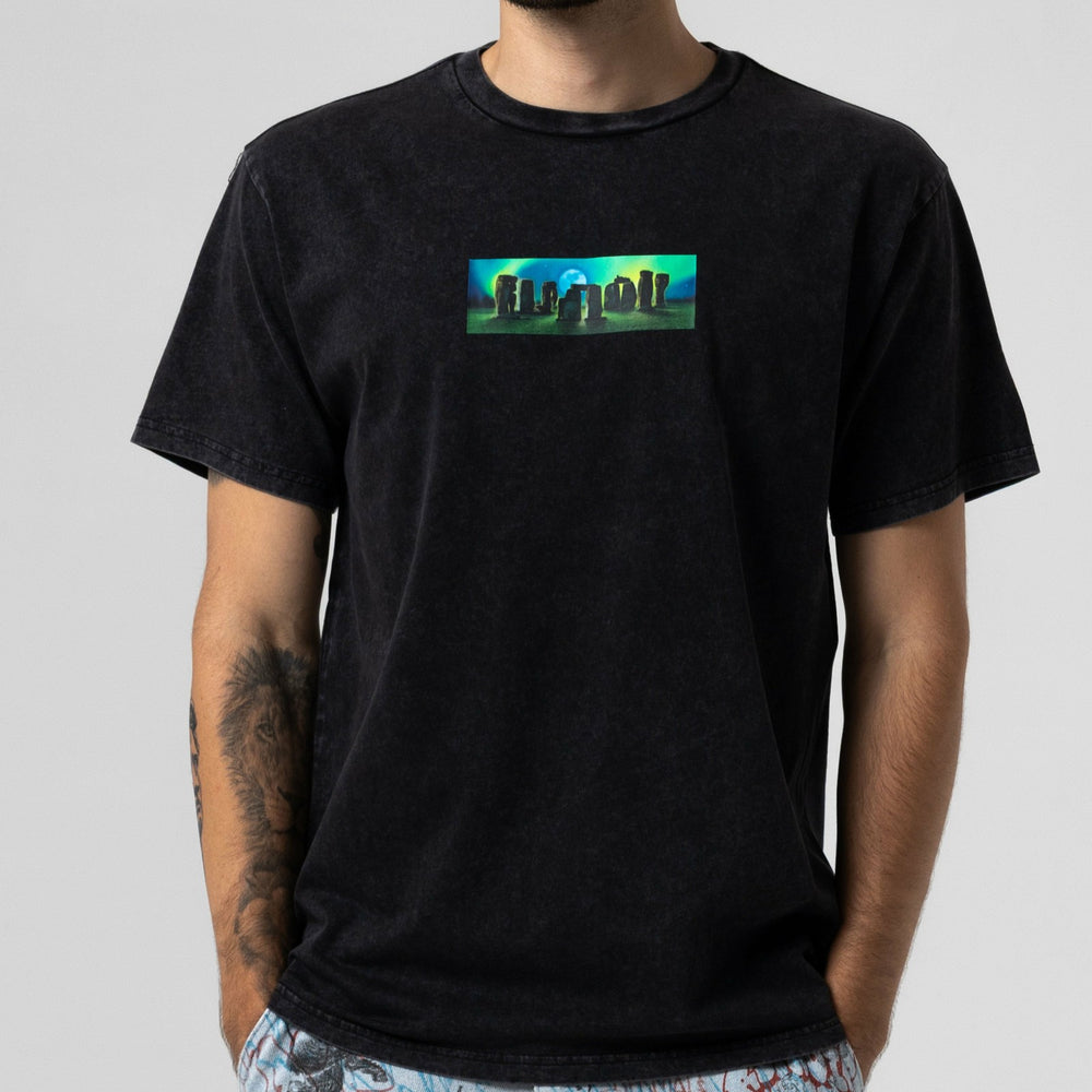 Ripndip Sale | UFO Tours Tee (Black Vintage Wash)