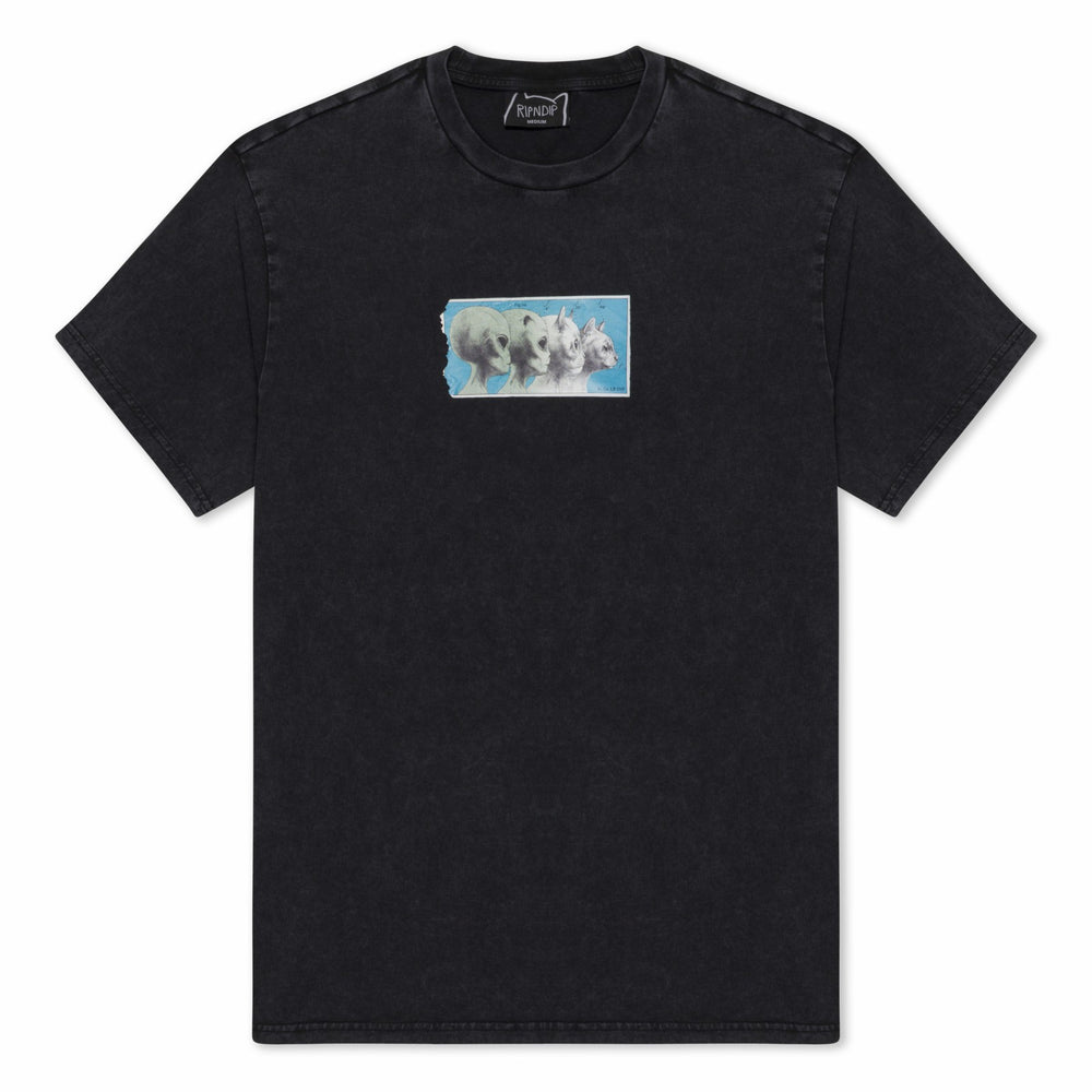 Ripndip Online Shop | Nerm Geo Tee (Black Vintage Wash)
