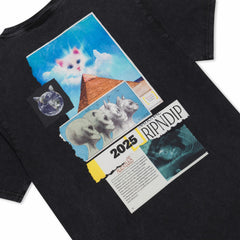 Ripndip Online Shop | Nerm Geo Tee (Black Vintage Wash)