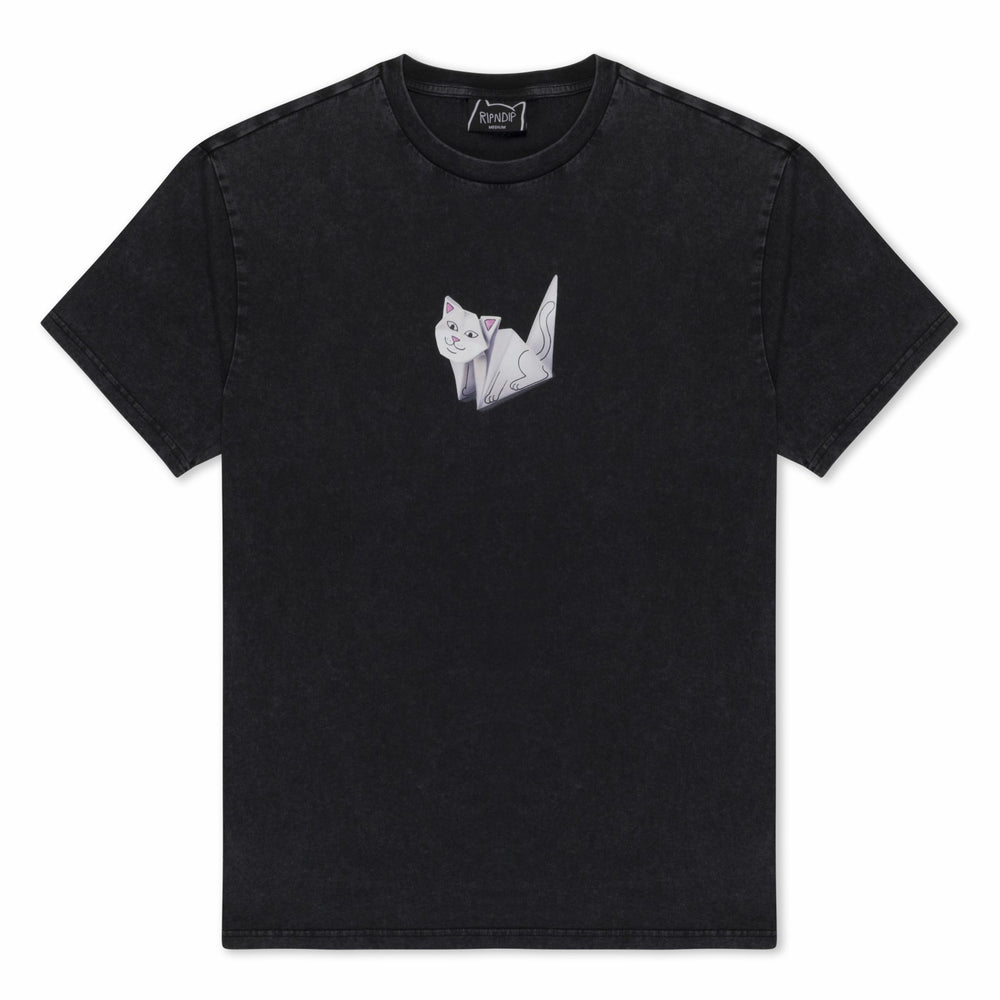 Ripndip For Sale | Origami Tee (Black Vintage Wash)