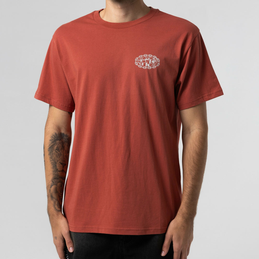 Ripndip Online | Linked Up Tee (Burnt Orange)