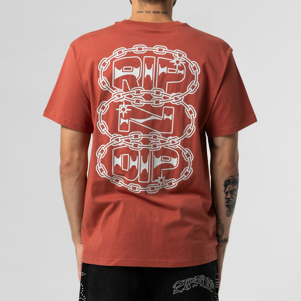 Ripndip Online | Linked Up Tee (Burnt Orange)
