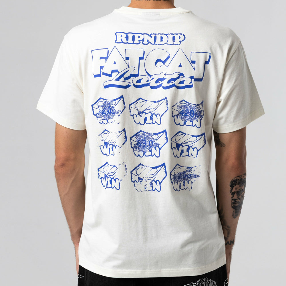 Ripndip Outlets | Fat Cat Tee (Bone)