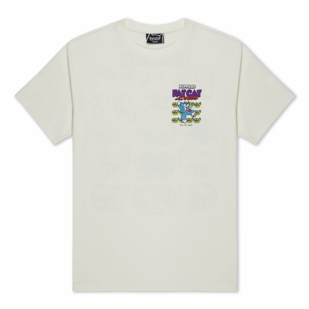 Ripndip Outlets | Fat Cat Tee (Bone)