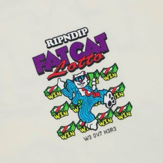 Ripndip Outlets | Fat Cat Tee (Bone)