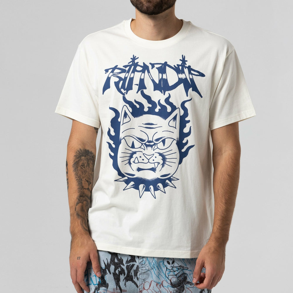 Ripndip Sale | The Happiest Cat Tee (Bone)