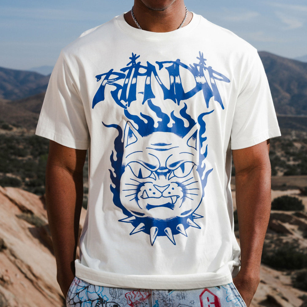Ripndip Sale | The Happiest Cat Tee (Bone)