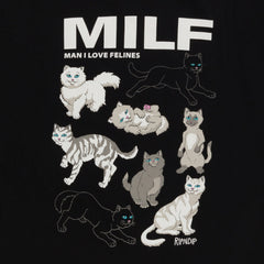 Ripndip For Sale | Man I Love Felines Tee (Black)