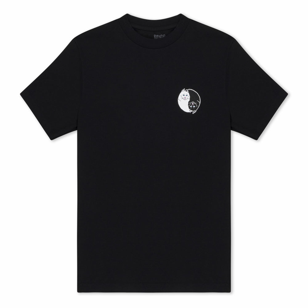 Ripndip Outlets | Nermal Ying Yang Tee (Black)