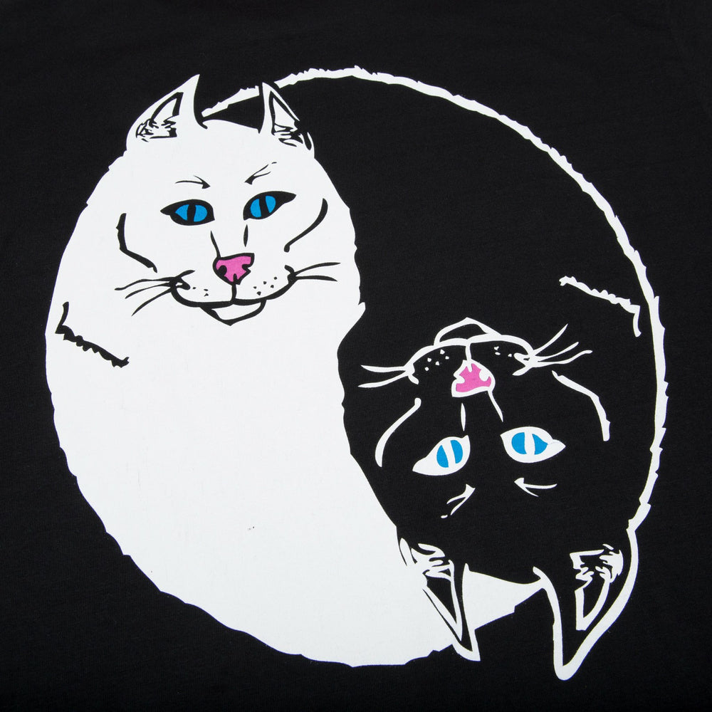 Ripndip Outlets | Nermal Ying Yang Tee (Black)