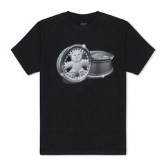 Ripndip Sale | Nerm Wheels Tee (Black Vintage Wash)
