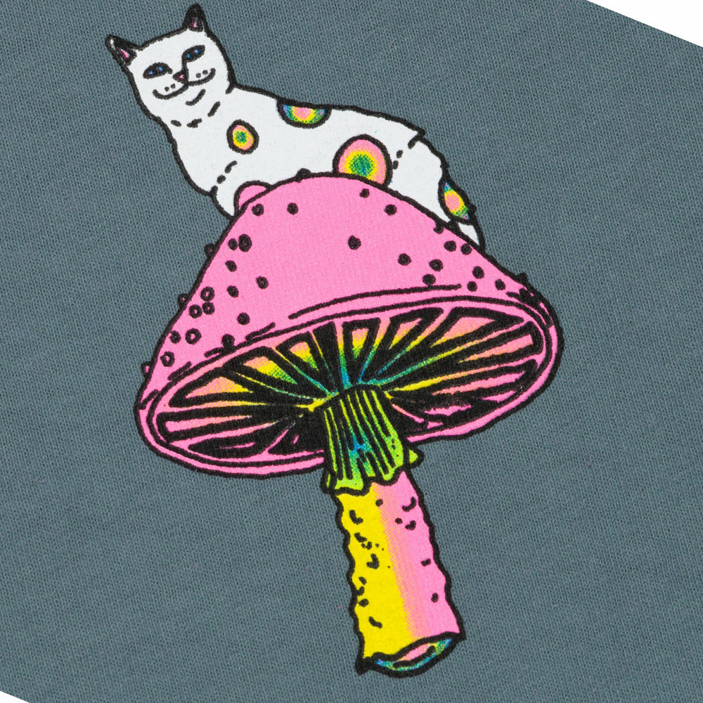Ripndip Online Shop | Psychedelic Tee (Light Charcoal)