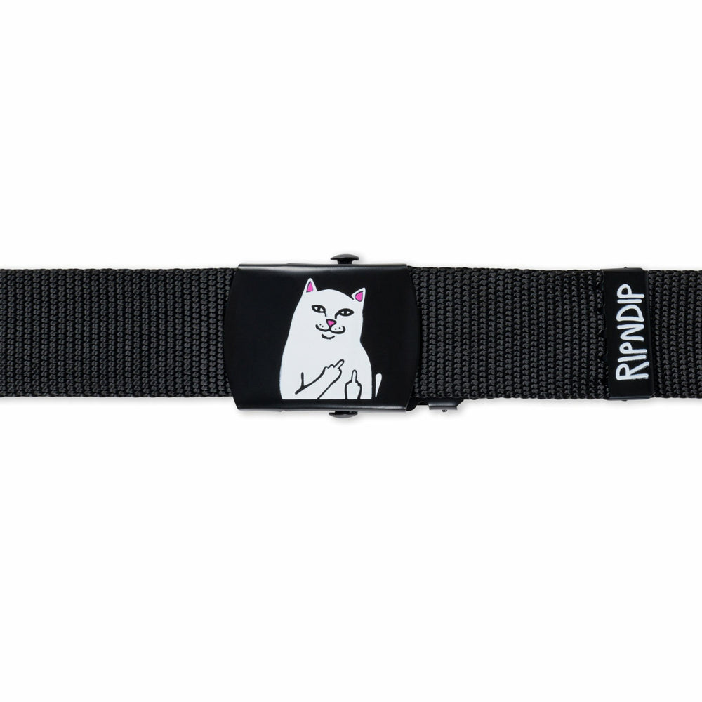 Ripndip Online | Lord Nermal Web Belt (Black)