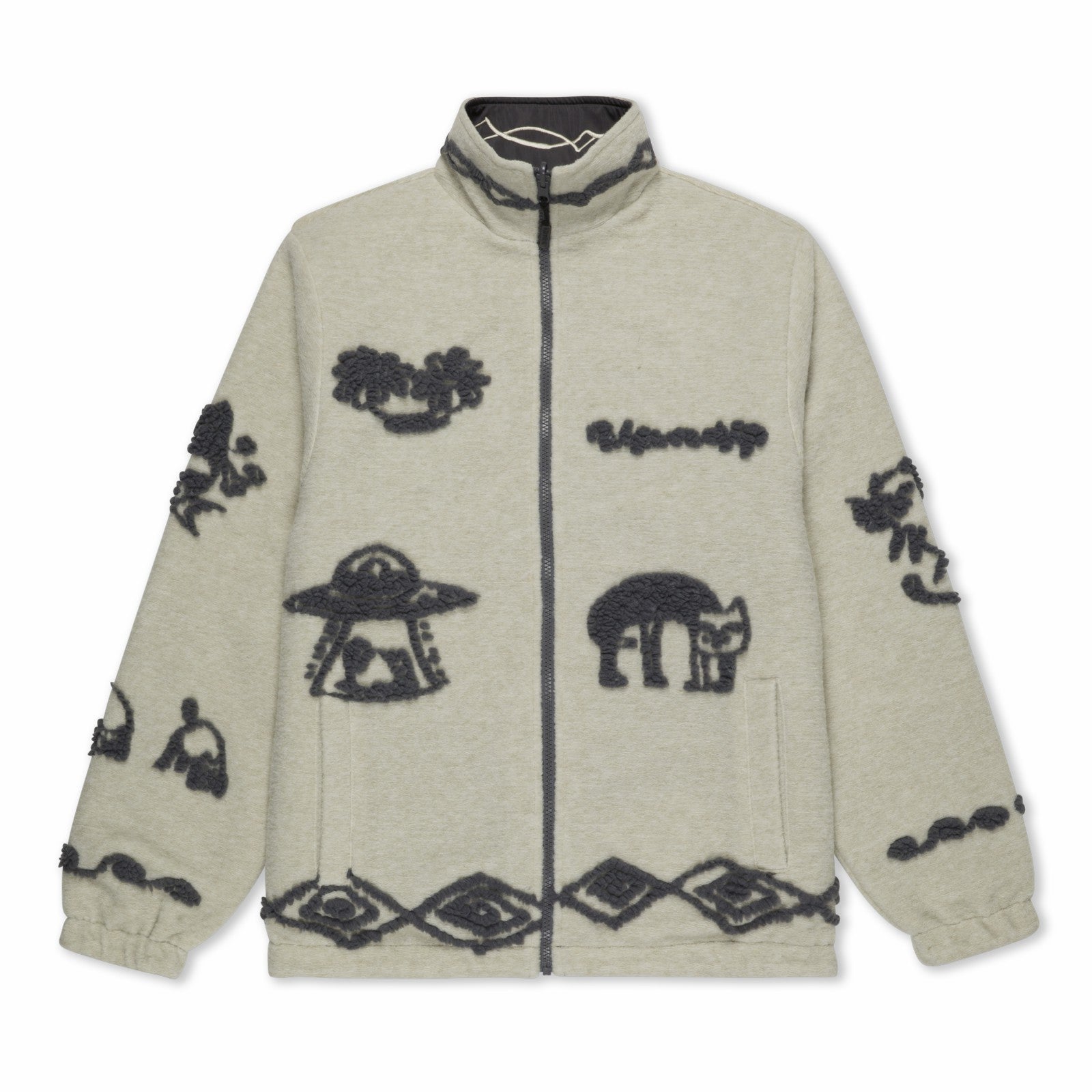 Ripndip Online | Blonded Reversible Jacket (Sand / Charcoal)