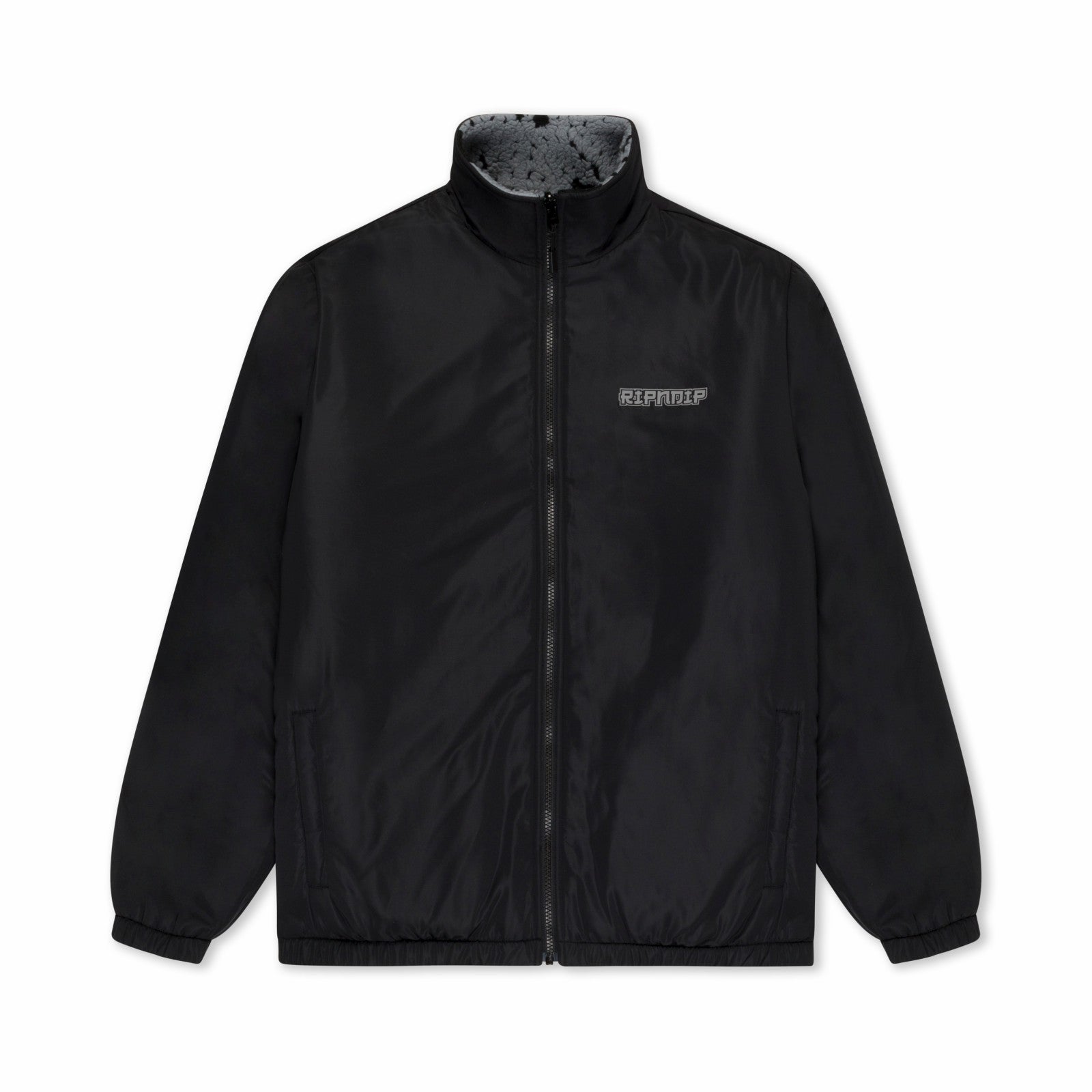 Ripndip Outlets | Haku Reversible Jacket (Black / Charcoal)