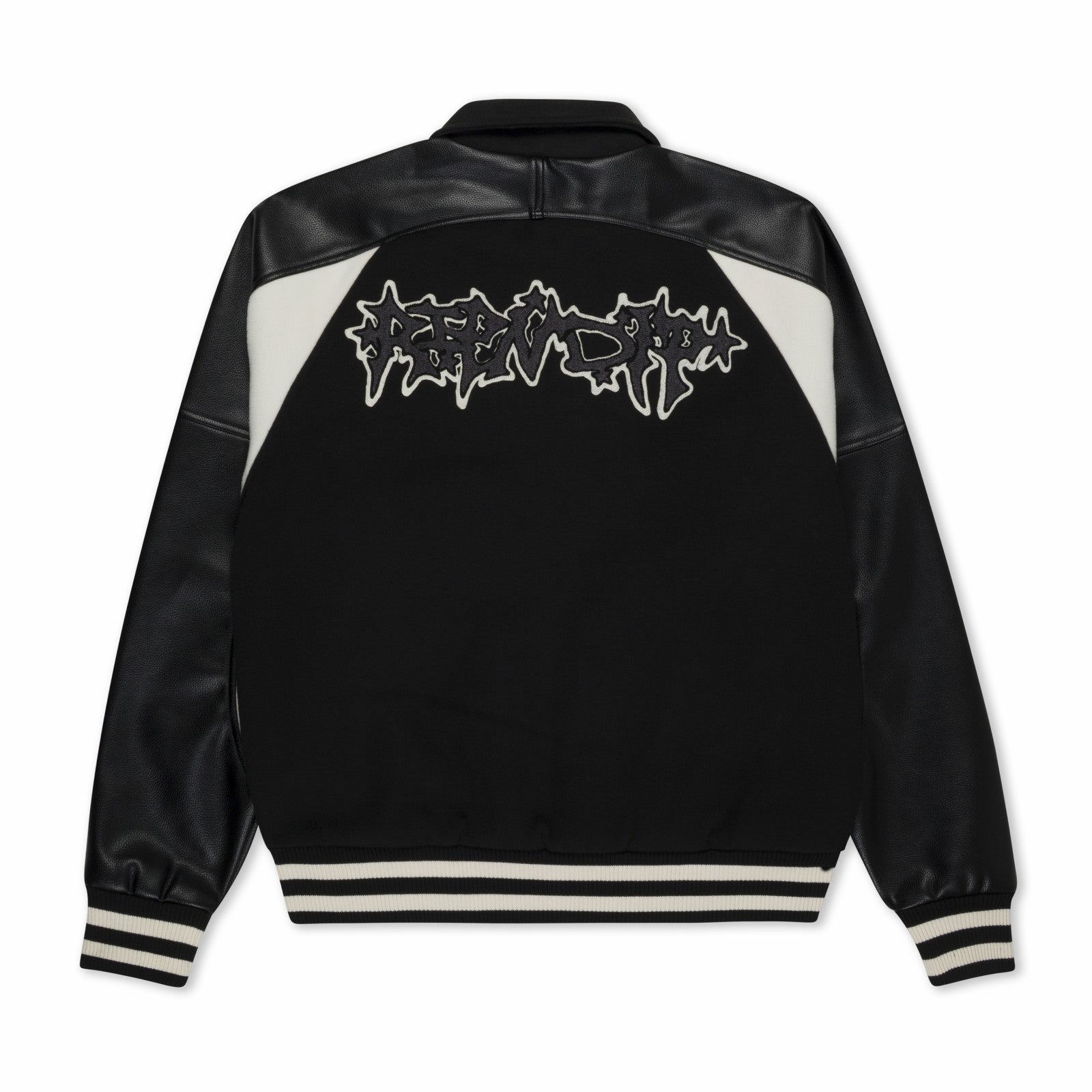 Ripndip Online | Luther Leather Jacket (Black / Sand)