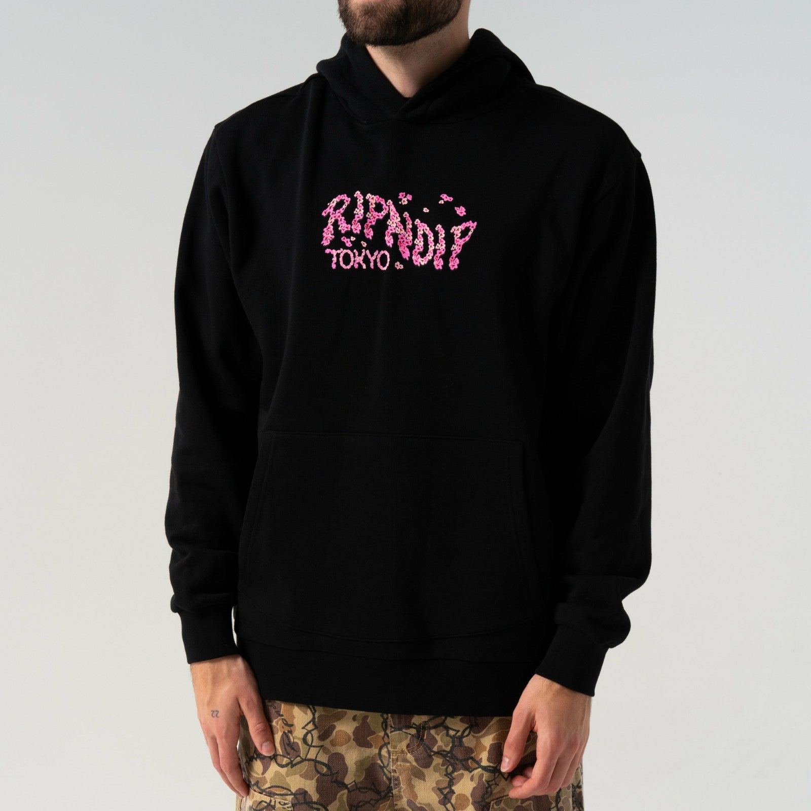 Ripndip Outlets | Cherry Blossom Hoodie (Black)